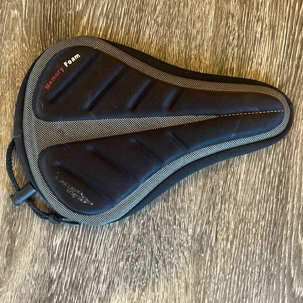 Memory foam bike seat cover